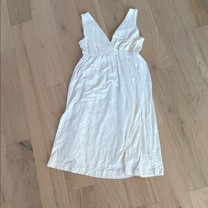 New York & Company White Midi Dress